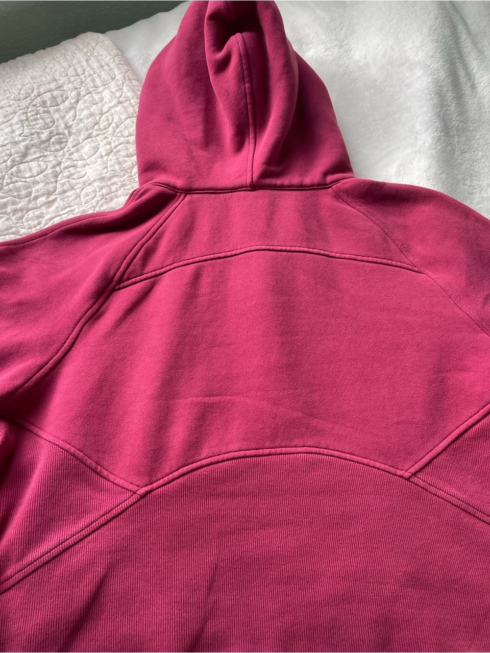 Lululemon Deep Berry Scuba Oversized Half-Zip Hoodie - Picture 5 of 7